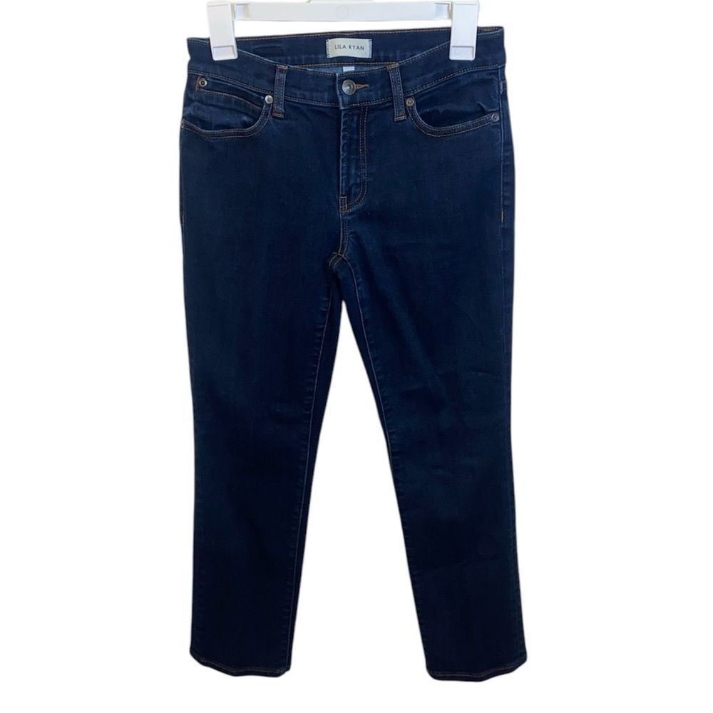 LILA RYAN Straight Leg Denim Jeans